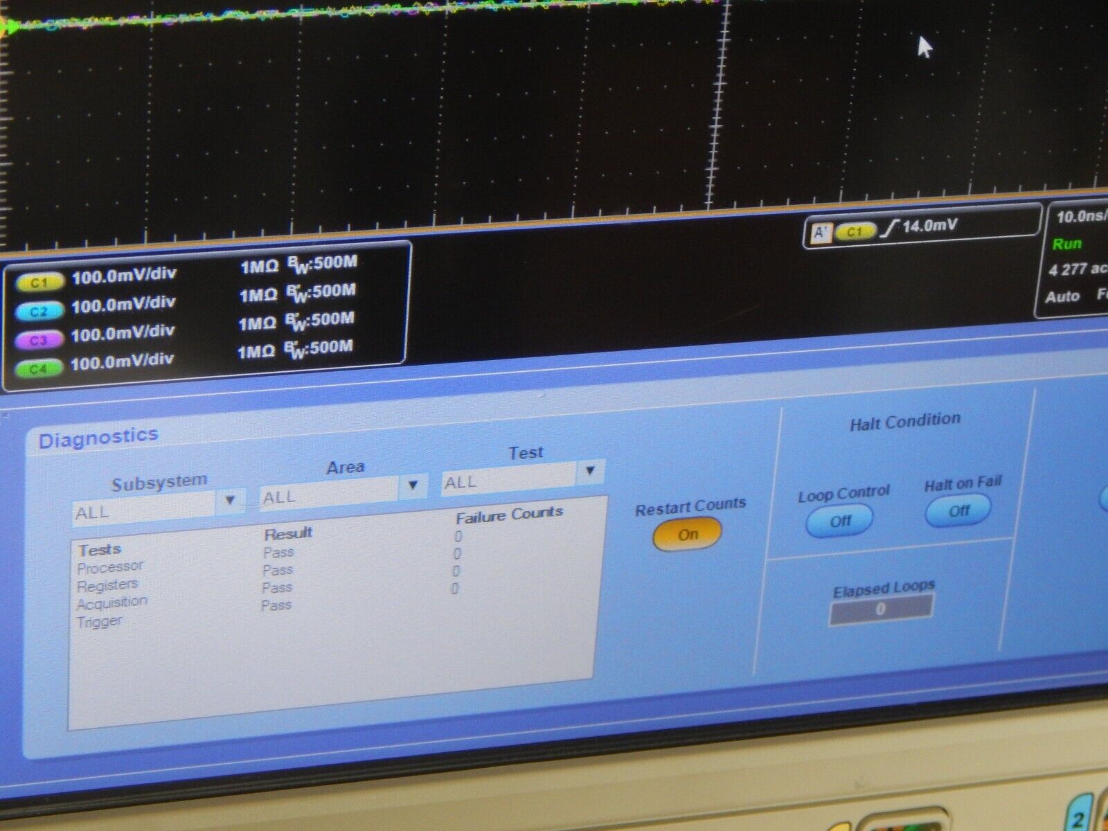 Tektronix DPO7354C 4 Channel 3.5GHz Phosphor Oscilloscope C300192 NIST cal'd Tektronix DPO7354C 4 Channel 3.5GHz Phosphor Oscilloscope C300192 NIST cal'd